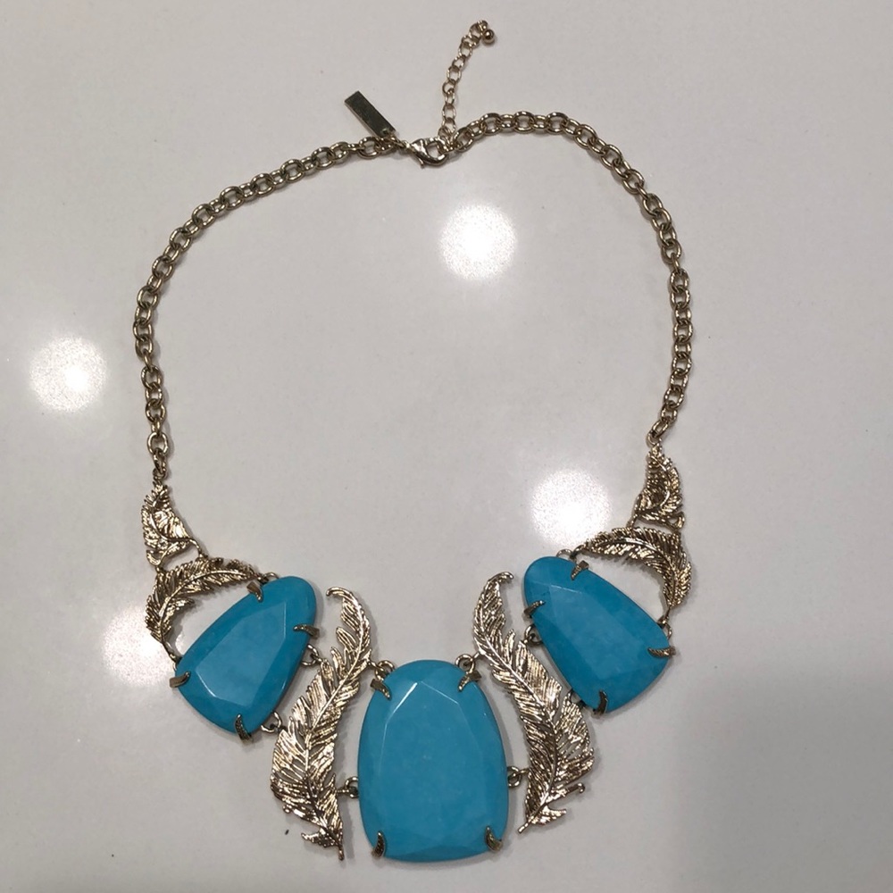 Kendra Scott turquoise statement necklace